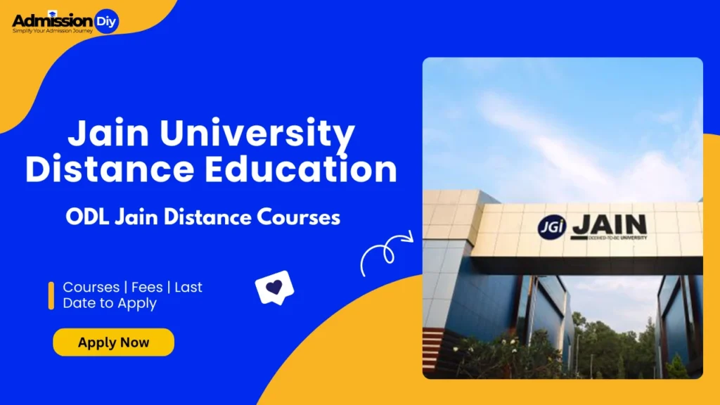 Jain University Distance Education: Courses & Fees